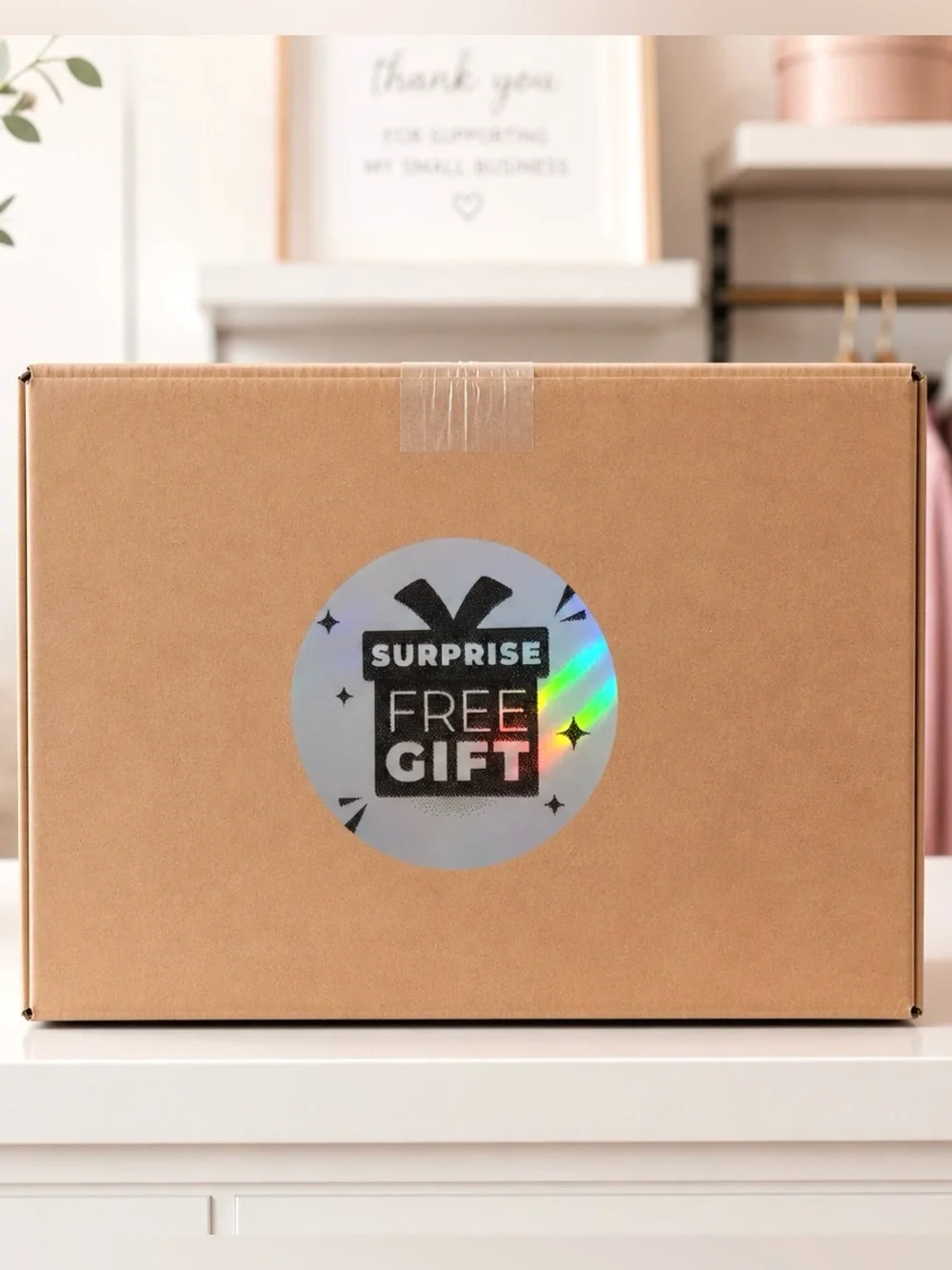 Free Gift Holographic Stickers-100ct.